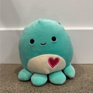 Squishmallows Teal and Cream Octopus Plush